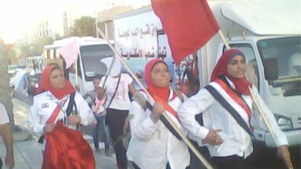 بورسعيد تنظم مارثون للمشي تحت شعار "نعم للتنمية..لا للإرهاب"