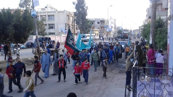 بالصور.. خروج مواكب الاحتفال بذكرى المولد النبوى بالمحلة 