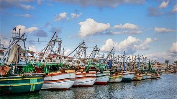 غضب بين صيادى عزبة البرج بسبب غرق مركب صيد فى البوغاز وعدم تحرك المسؤولين لانتشاله