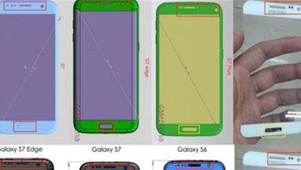 تسريب الجديد من سامسونج شاشة هاتف «Galaxy S7»
