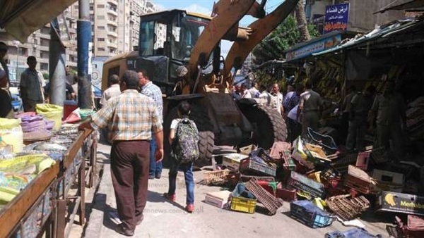  إزالة 230 مخالفة إشغالات متنوعة بالمنيا 