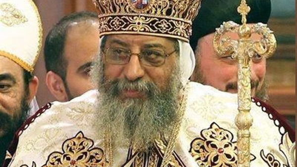 البابا تواضروس يصل الكاتدرائية لترأس قداس عيد الميلاد