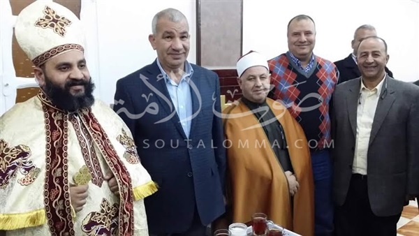 بالصور.. رئيس مركز الحسينية بالشرقية يشهد الاحتفال بعيد الميلاد 