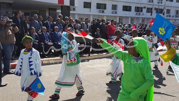 بالصور..  محافظة أسوان تحتفل بعيدها القومي بمشاركة وزير الري 