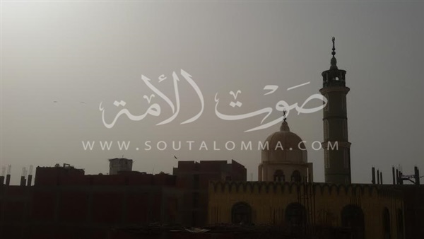 بالصور..عاصفة ترابية شديدة تضرب محافظة المنوفية